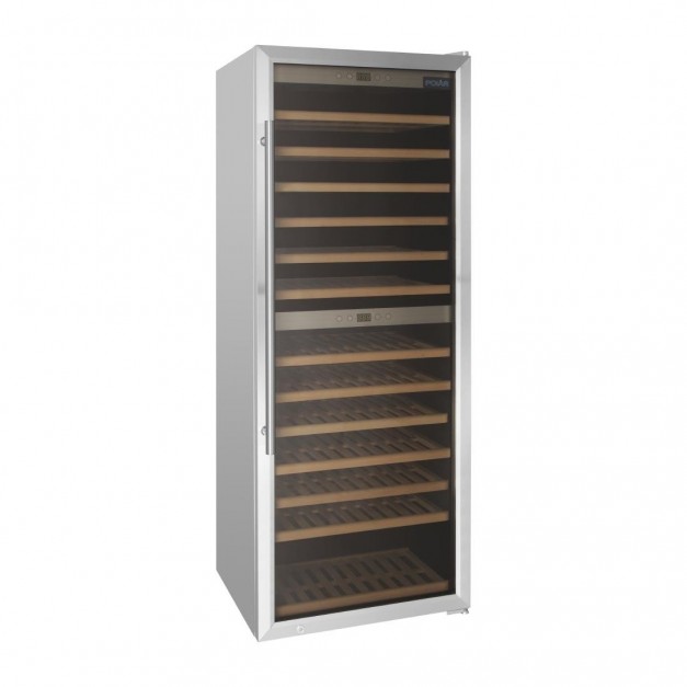 Cave à vin double zone de température 126 bouteilles Polar Série G