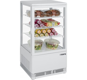 Vitrine Réfrigérée 70 litres blanche saro Vitrine Réfrigérée 70 litres blanche saro