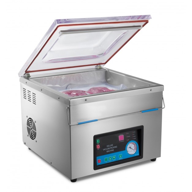 Machine sous vide à cloche professionnelle Maxima 440 mm – pompe 20 m³/h, inox, automatique