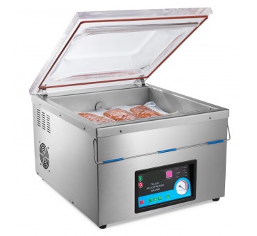 Machine sous vide à cloche professionnelle avec barre de soudure 500 mm et pompe 20 m³/h Machine sous vide à cloche professionnelle avec barre de soudure 500 mm et pompe 20 m³/h