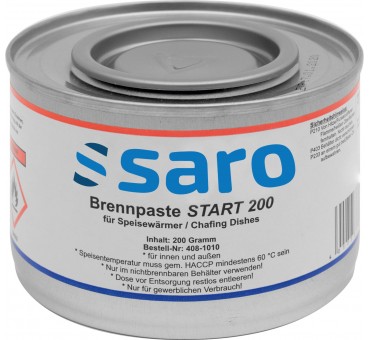 Gel pour chafing dish Saro Start 200 x 72 Gel pour chafing dish Saro Start 200 x 72