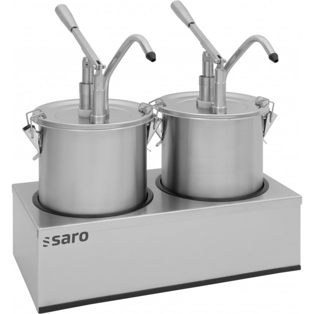 VINGVO Distributeur De Sauce Inox Pompe À Ketchup Moutarde Mayo
