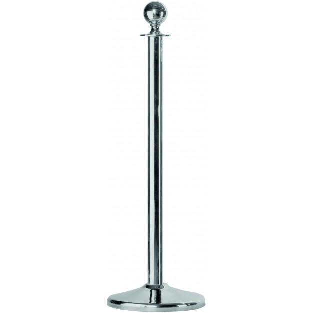 Poteau de file d'attente couleur Argent