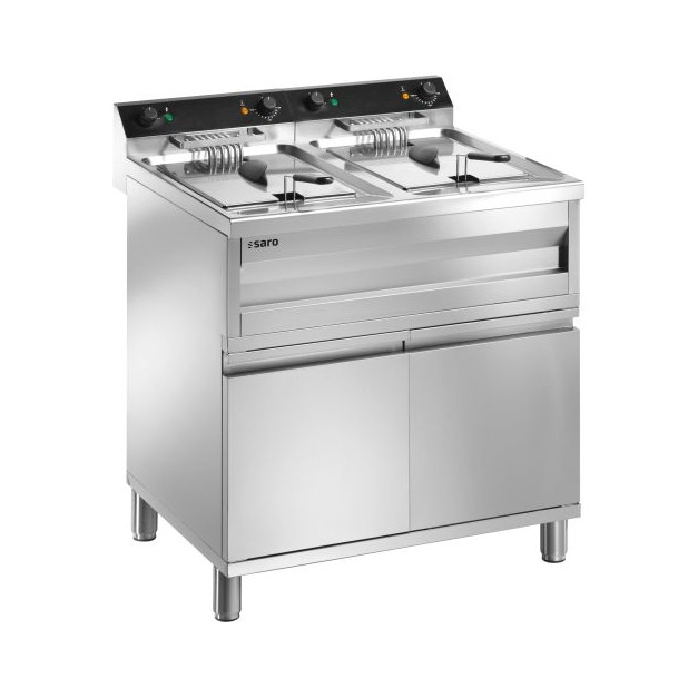 Friteuse électrique professionnelle 2 x 12 litres GASTROLINE 12VS