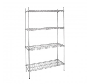 Etagère modulaire 4 niveaux 915x460mm Vogue Etagère modulaire 4 niveaux 915x460mm Vogue