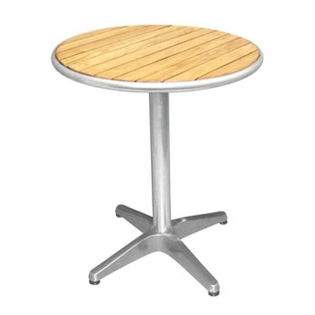 Table de bistro ronde en frêne