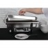 Chafing dish gn 1/1 inox complet avec 2 brûleurs lot de 4