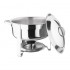 Chafing dish rond inox 7.5 litres complet