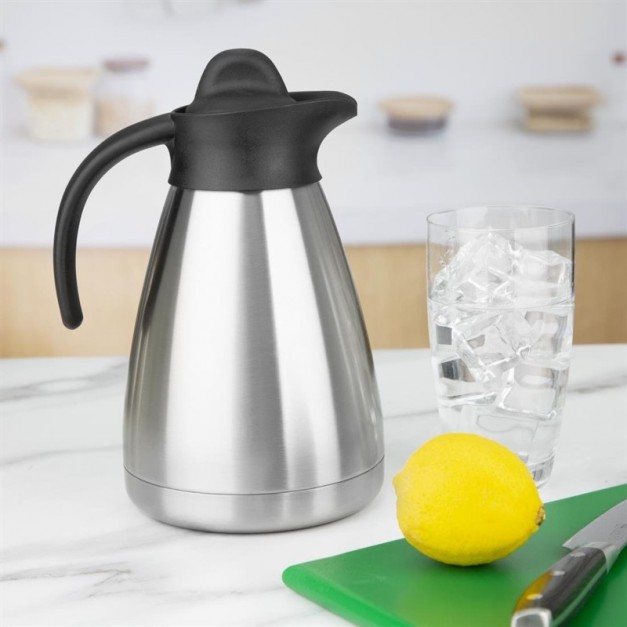 APS pichet à vide Classic, pichet à café avec bouchon à vis, 14 cm