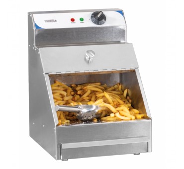 Chauffe-frites compact professionnel inox 320 W – Porte pliable – Casselin CCF6