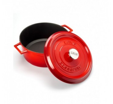 Lava poêle à frire en fonte ø24 rouge Lava poêle à frire en fonte ø24 rouge