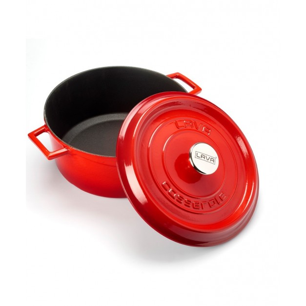 Lava poêle à frire en fonte ø24 rouge