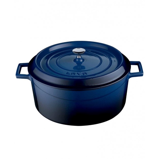 Lava poêle à frire en fonte ø32 bleu