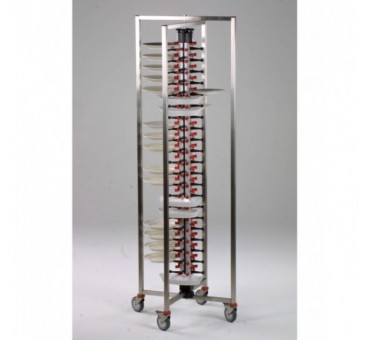 Chariot porte-assiettes-dressées trolley escamotable 60 Chariot porte-assiettes-dressées trolley escamotable 60