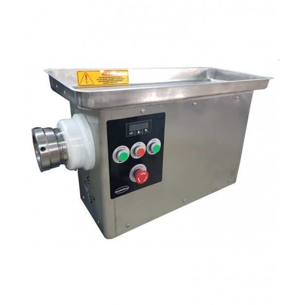 Hachoir 400 kg/h 400v  avec tête en acier réfrigérée inoxydable