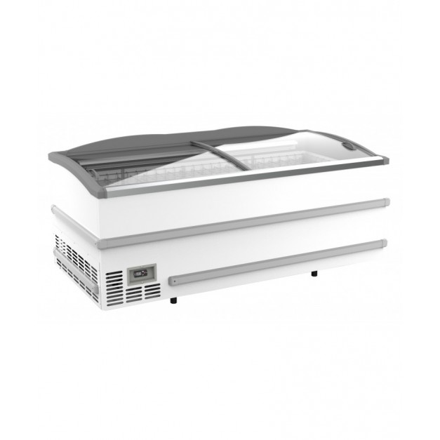 Congélateur bahut pour supermarché blanc élément de la tête