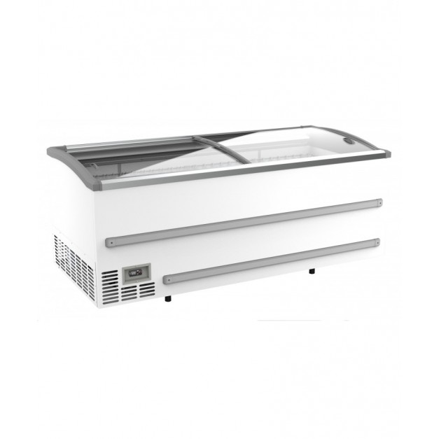 Congélateur bahut pour supermarché blanc 2125