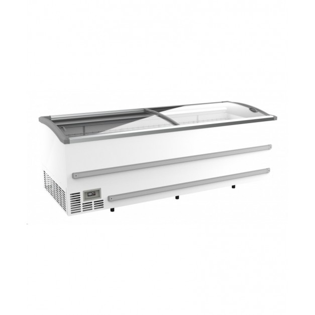 Congélateur bahut pour supermarché blanc 2500