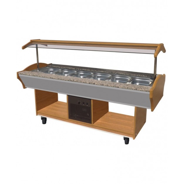 Buffet refrigeré gn 6/1