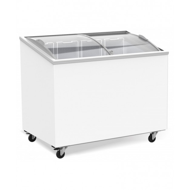Congélateur bahut couvercle en verre 297 l