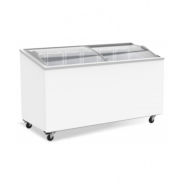 Congélateur bahut couvercle en verre 461 l