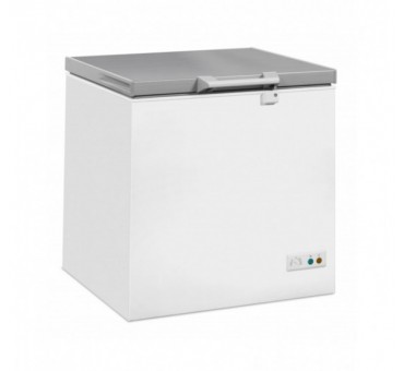 Congélateur bahut couvercle en inox 202 litres Congélateur bahut couvercle en inox 202 litres