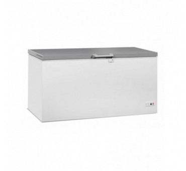 Congélateur bahut couvercle en inox 572 litres Congélateur bahut couvercle en inox 572 litres