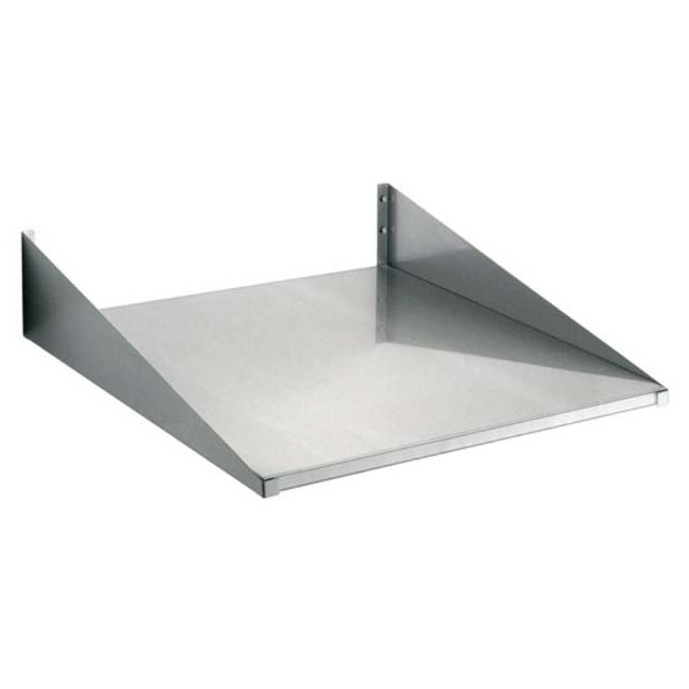 Étagère murale en inox pour four a micro-ondes