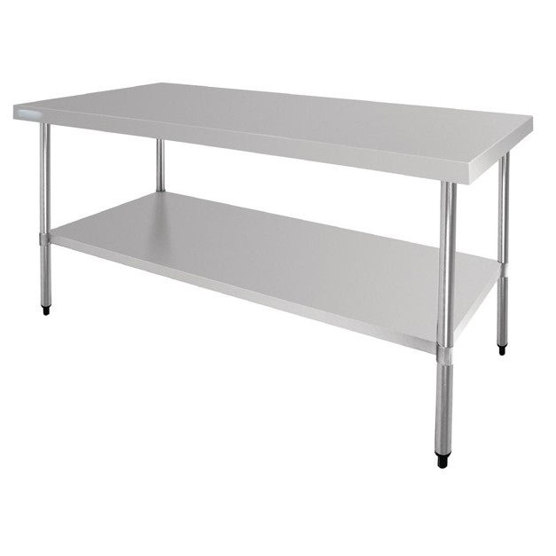 Table inox centrale 1800mm