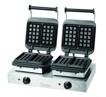 Gaufrier professionnel double Bartscher 4 gaufres Gaufrier professionnel double Bartscher 4 gaufres