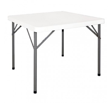 Table carrée pliante en polyéthylène Table carrée pliante en polyéthylène