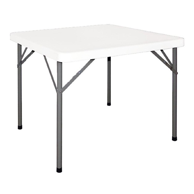 Table carrée pliante en polyéthylène
