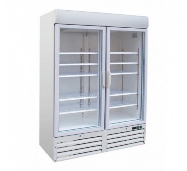 Congélateur 2 portes en verre Congélateur 2 portes en verre