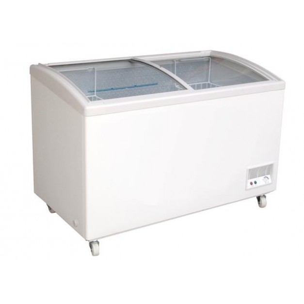 Congélateur bahut couvercle en verre 328 l