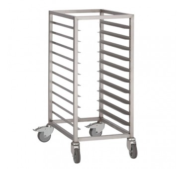 Chariot à glissières inox Gastro M GN 1/1 10 niveaux Chariot à glissières inox Gastro M GN 1/1 10 niveaux