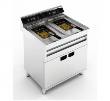 Friteuse électriques 2x12l 2x6kw Friteuse électriques 2x12l 2x6kw