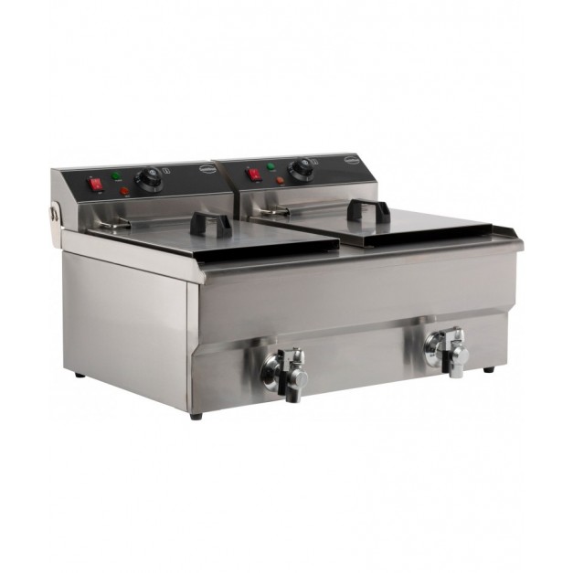 Friteuse posable électrique 2x10 l