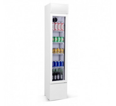 Réfrigérateur porte en verre étroit Réfrigérateur porte en verre étroit