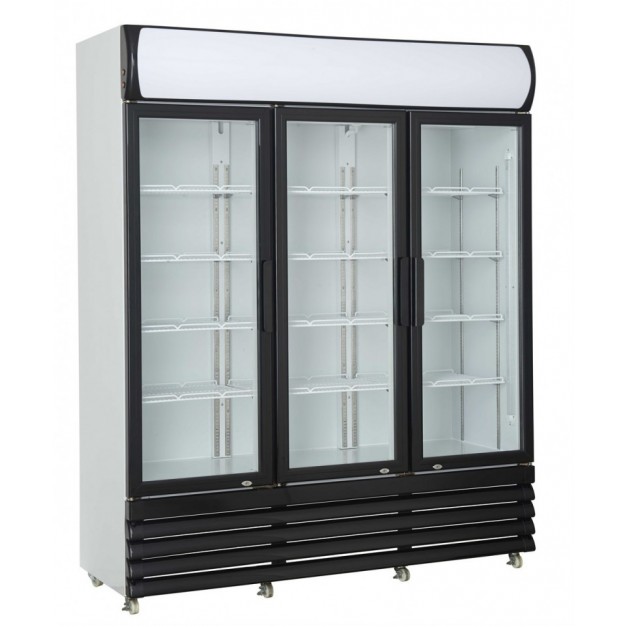 Réfrigérateur 3 portes en verre