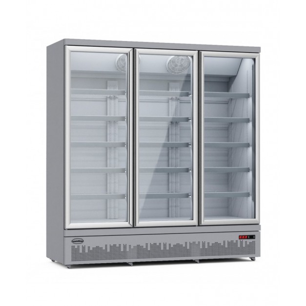 Réfrigérateur 3 portes en verre jde-1530r