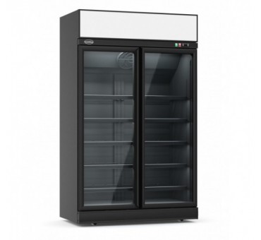 Congélateur 2 portes en verre noir ins-1000f bl Congélateur 2 portes en verre noir ins-1000f bl