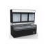Chambre murale frigorifiques noir 3 portes en verre