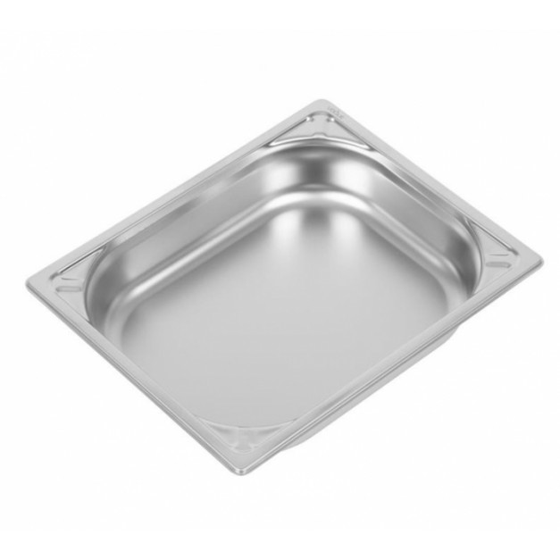 Bac GN 1/2 inox professionnel AISI 304 18/10