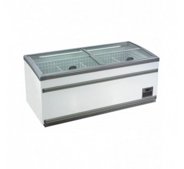 Congélateur bahut pour supermarché blanc 2100 Congélateur bahut pour supermarché blanc 2100