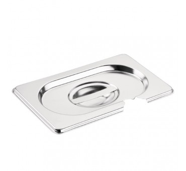 Couvercle inox GN avec encoche Couvercle inox GN avec encoche