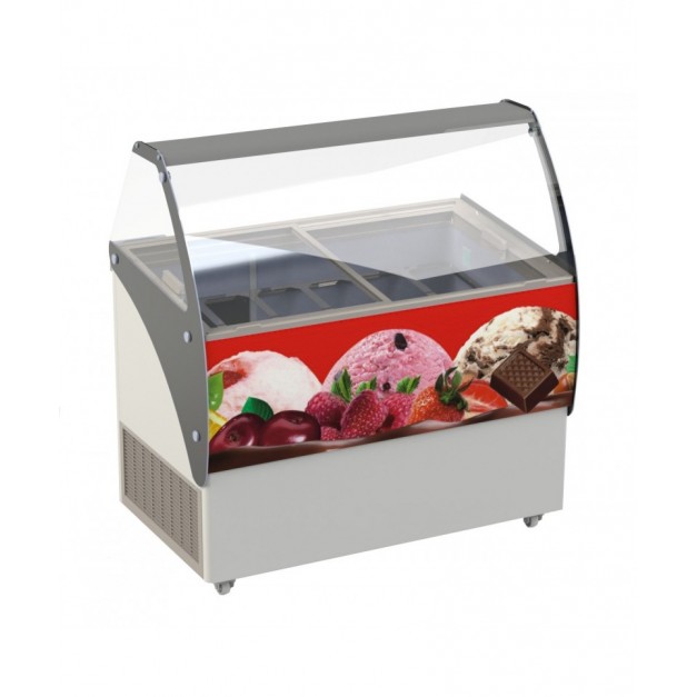 Vitrine à creme glacée bali 9x5 ltr