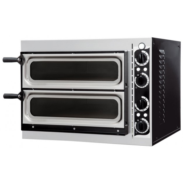 Four à pizza double fenêtre 2 x 1