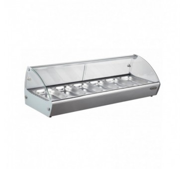 Vitrine chauffante 6 1/3 gn Vitrine chauffante 6 1/3 gn