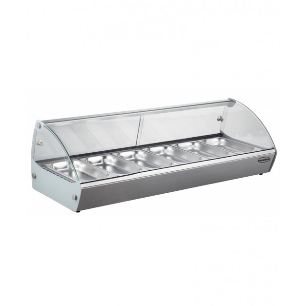 Vitrine chauffante 6 1/3 gn