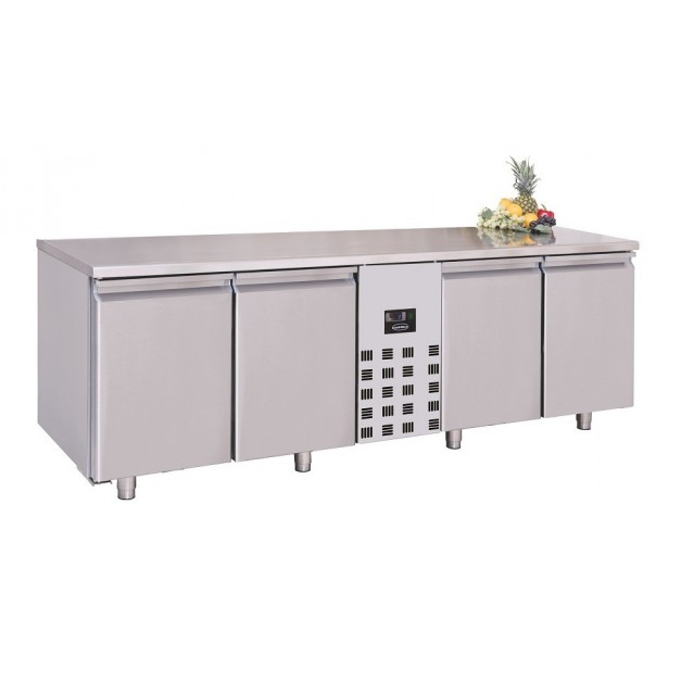 700 table réfrigérée 4 portes mono block